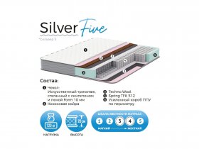 Матрас Silver Five в Железногорске - zheleznogorsk.mebel-nsk.ru | фото