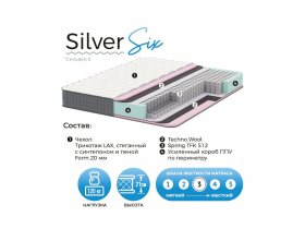 Матрас Silver Six в Железногорске - zheleznogorsk.mebel-nsk.ru | фото