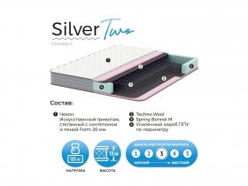 Матрас Silver Two в Железногорске - zheleznogorsk.mebel-nsk.ru | фото