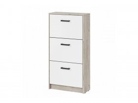 Обувница ОБ-3 Вега (дуб крафт серый/белый) в Железногорске - zheleznogorsk.mebel-nsk.ru | фото